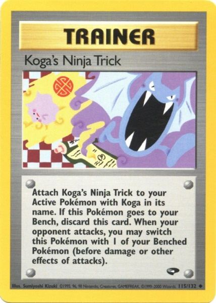 Koga's Ninja Trick (115/132) [Gym Challenge Unlimited] | Eastridge Sports Cards & Games