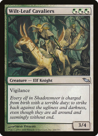 Wilt-Leaf Cavaliers [Shadowmoor] | Eastridge Sports Cards & Games