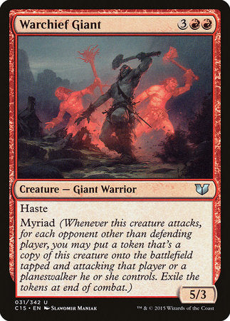 Warchief Giant [Commander 2015] | Eastridge Sports Cards & Games