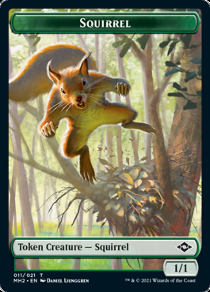 Squirrel Token [Modern Horizons 2 Tokens] | Eastridge Sports Cards & Games