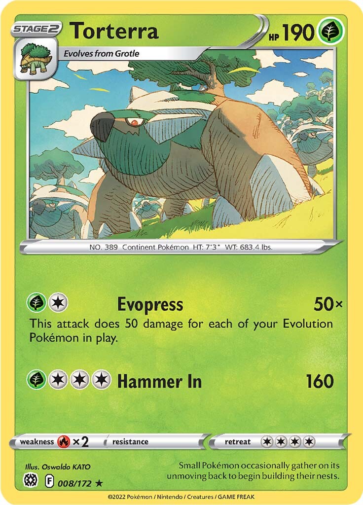 Torterra (008/172) [Sword & Shield: Brilliant Stars] | Eastridge Sports Cards & Games