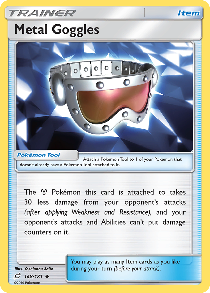 Metal Goggles (148/181) [Sun & Moon: Team Up] | Eastridge Sports Cards & Games