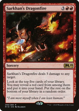 Sarkhan's Dragonfire [Core Set 2019] | Eastridge Sports Cards & Games