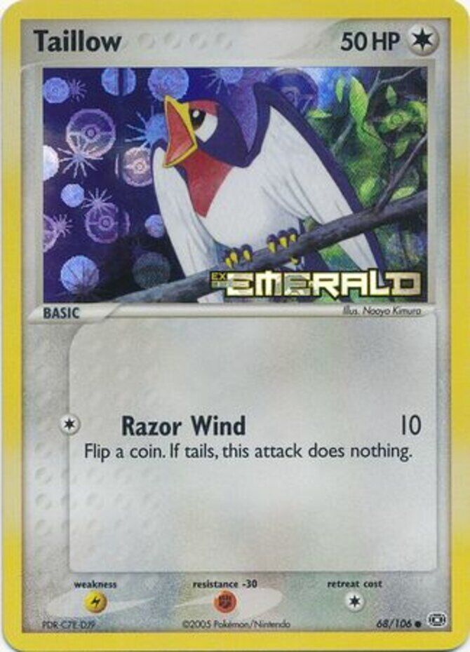 Taillow (68/106) (Stamped) [EX: Emerald] | Eastridge Sports Cards & Games