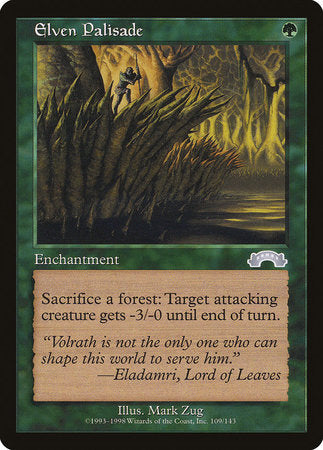 Elven Palisade [Exodus] | Eastridge Sports Cards & Games