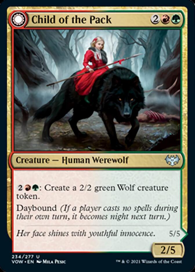 Child of the Pack // Savage Packmate [Innistrad: Crimson Vow] | Eastridge Sports Cards & Games