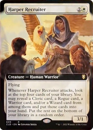 Harper Recruiter (Extended Art) [Commander Legends: Battle for Baldur's Gate] | Eastridge Sports Cards & Games