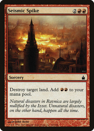 Seismic Spike [Ravnica: City of Guilds] | Eastridge Sports Cards & Games