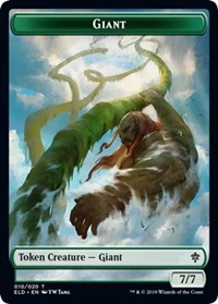 Giant // Food (15) Double-sided Token [Throne of Eldraine Tokens] | Eastridge Sports Cards & Games