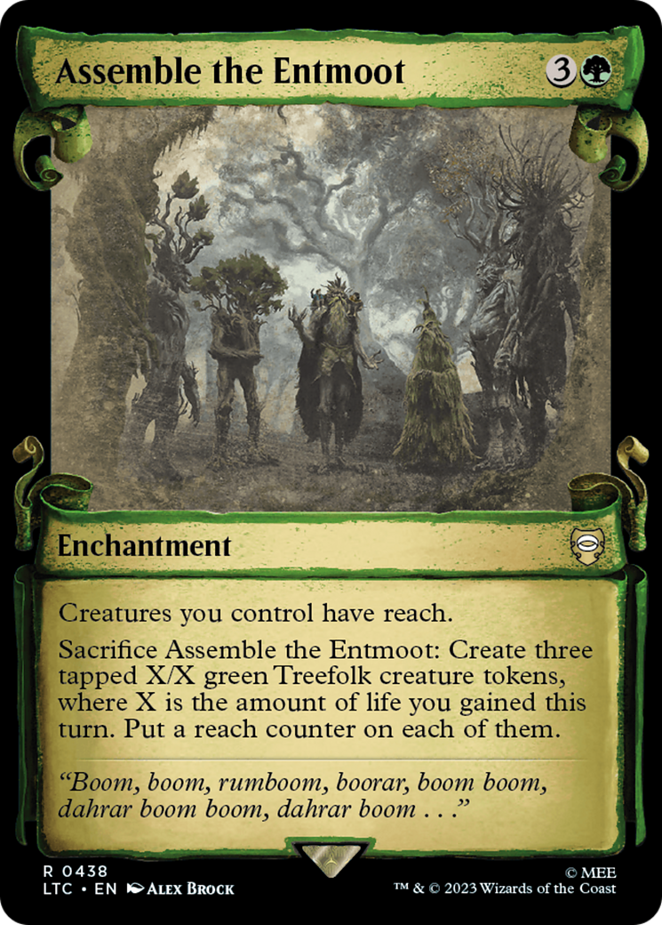 Assemble the Entmoot [The Lord of the Rings: Tales of Middle-Earth Commander Showcase Scrolls] | Eastridge Sports Cards & Games