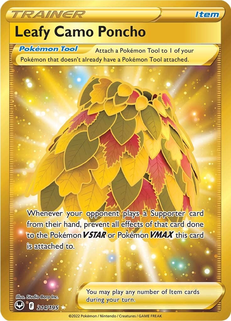 Leafy Camo Poncho (214/195) [Sword & Shield: Silver Tempest] | Eastridge Sports Cards & Games