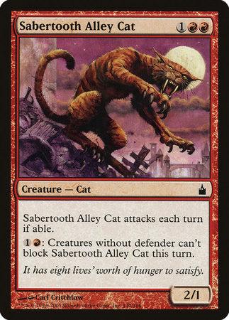 Sabertooth Alley Cat [Ravnica: City of Guilds] | Eastridge Sports Cards & Games