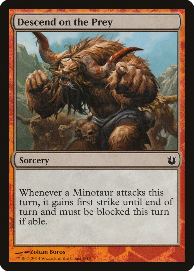 Descend on the Prey [Born of the Gods Battle the Horde] | Eastridge Sports Cards & Games