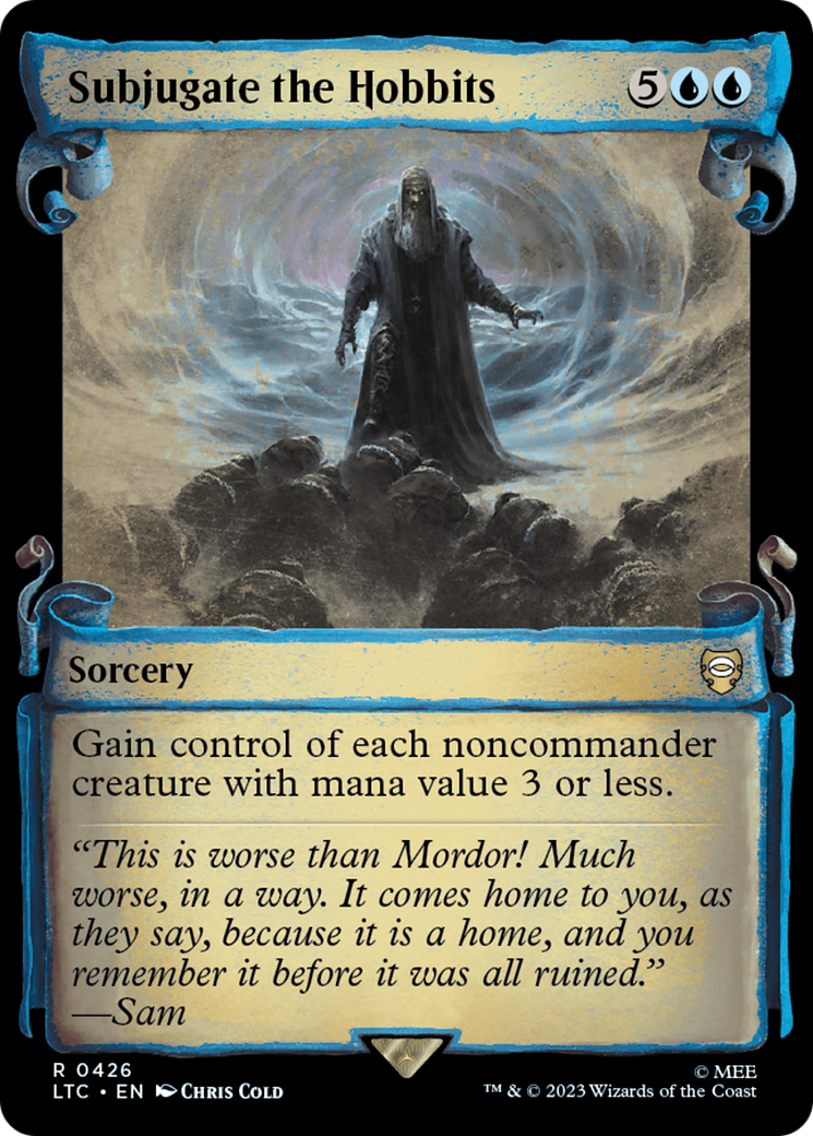 Subjugate the Hobbits [The Lord of the Rings: Tales of Middle-Earth Commander Showcase Scrolls] | Eastridge Sports Cards & Games