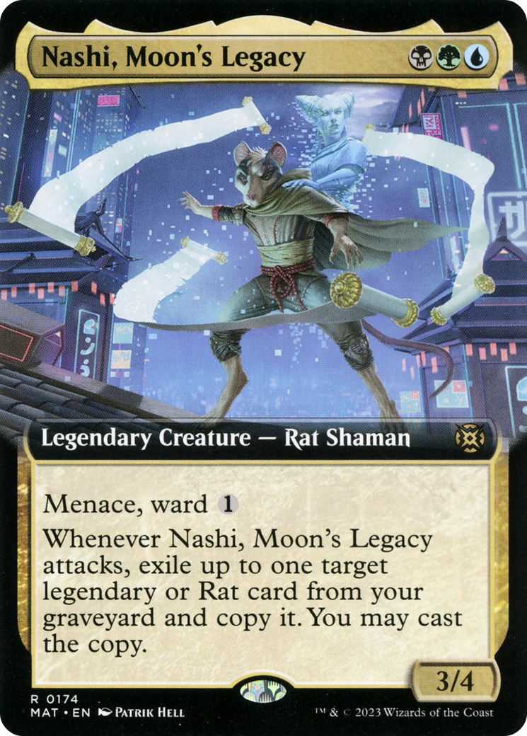 Nashi, Moon's Legacy (Extended Art) [March of the Machine: The Aftermath] | Eastridge Sports Cards & Games