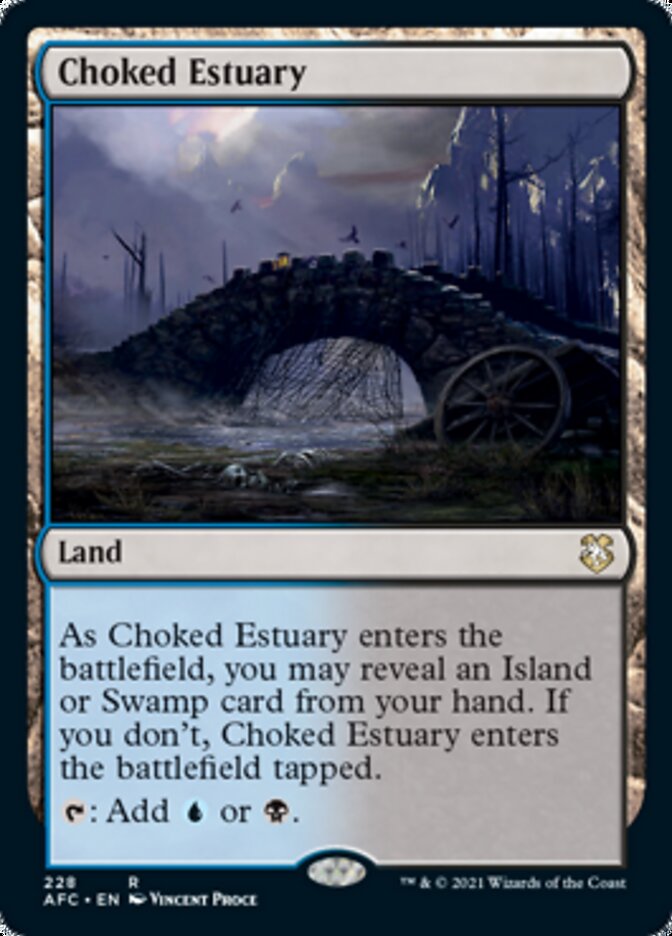 Choked Estuary [Dungeons & Dragons: Adventures in the Forgotten Realms Commander] | Eastridge Sports Cards & Games