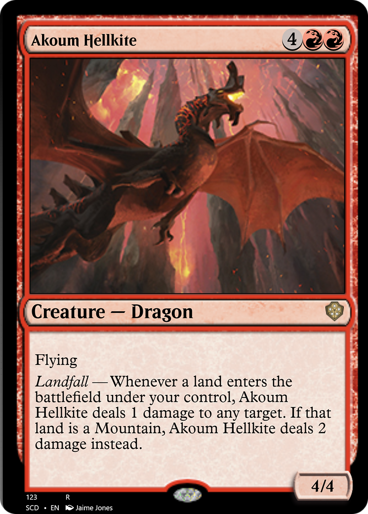 Akoum Hellkite [Starter Commander Decks] | Eastridge Sports Cards & Games