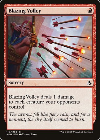 Blazing Volley [Amonkhet] | Eastridge Sports Cards & Games