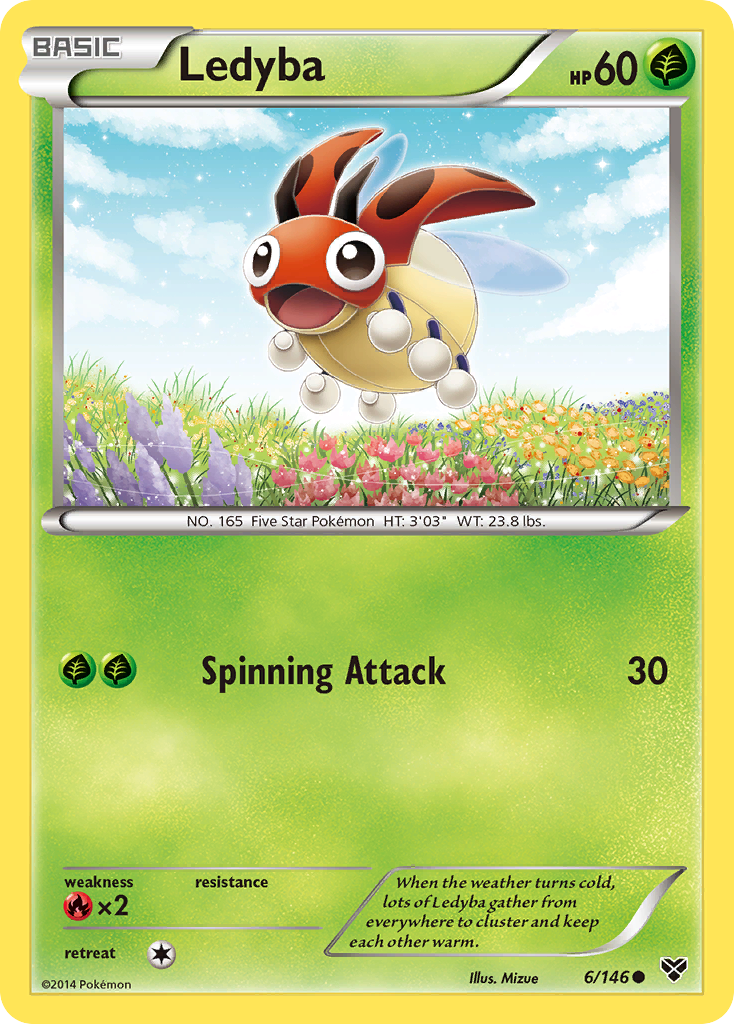 Ledyba (6/146) [XY: Base Set] | Eastridge Sports Cards & Games