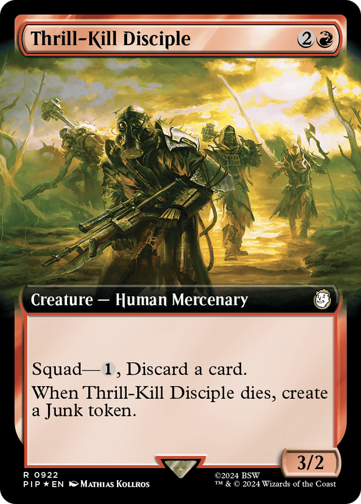 Thrill-Kill Disciple (Extended Art) (Surge Foil) [Fallout] | Eastridge Sports Cards & Games
