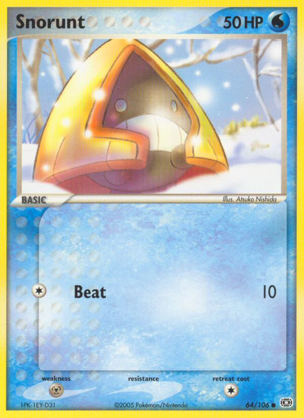 Snorunt (64/106) [EX: Emerald] | Eastridge Sports Cards & Games