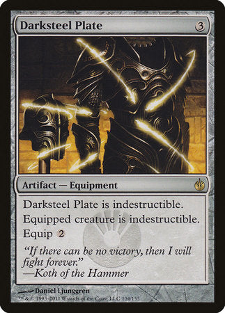 Darksteel Plate [Mirrodin Besieged] | Eastridge Sports Cards & Games