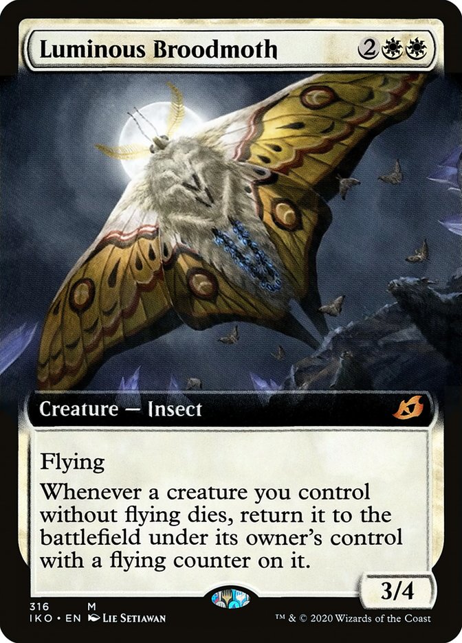 Luminous Broodmoth (Extended Art) (316) [Ikoria: Lair of Behemoths] | Eastridge Sports Cards & Games