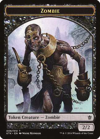 Zombie Token [Khans of Tarkir Tokens] | Eastridge Sports Cards & Games