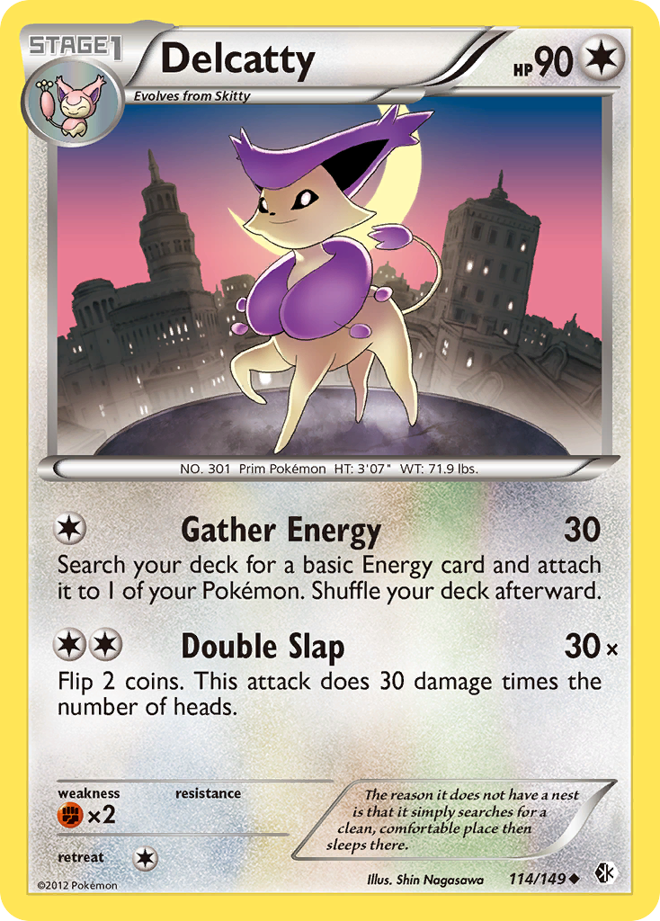 Delcatty (114/149) [Black & White: Boundaries Crossed] | Eastridge Sports Cards & Games