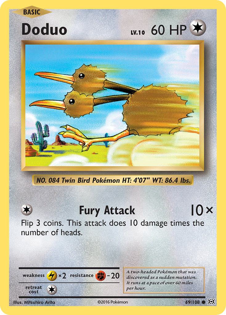 Doduo (69/108) [XY: Evolutions] | Eastridge Sports Cards & Games