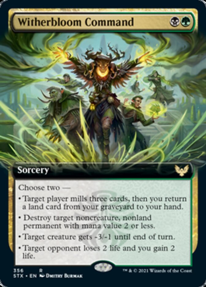 Witherbloom Command (Extended) [Strixhaven: School of Mages] | Eastridge Sports Cards & Games