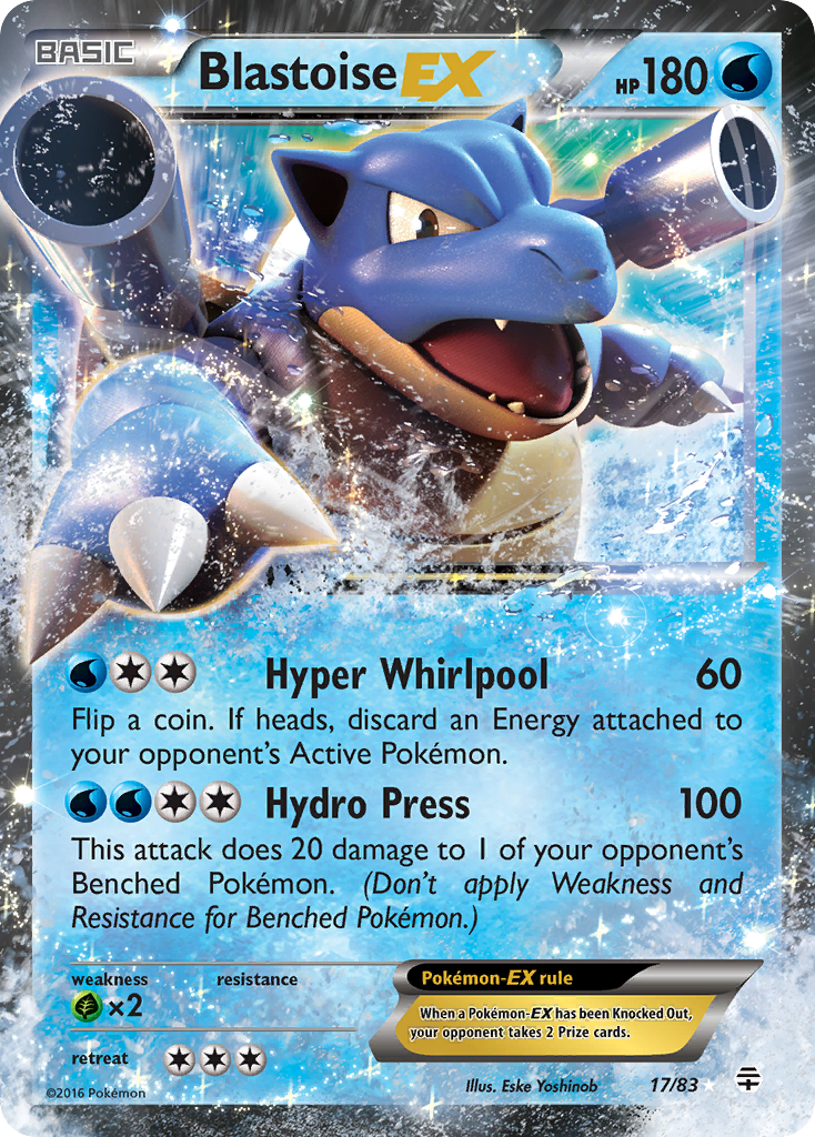 Blastoise EX (17/83) [XY: Generations] | Eastridge Sports Cards & Games