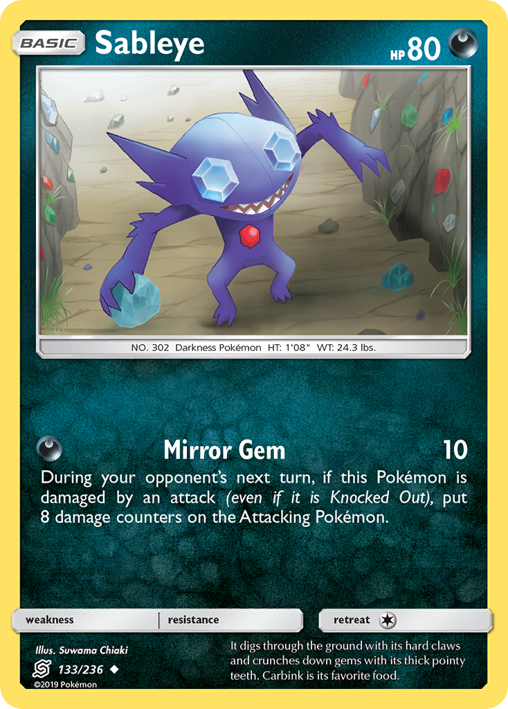 Sableye (133/236) [Sun & Moon: Unified Minds] | Eastridge Sports Cards & Games