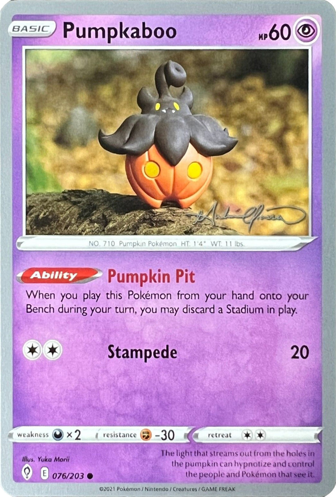 Pumpkaboo (076/203) (The Shape of Mew - Andre Chiasson) [World Championships 2022] | Eastridge Sports Cards & Games