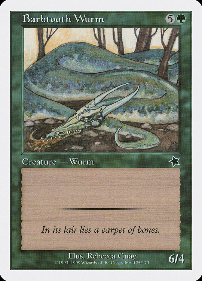 Barbtooth Wurm [Starter 1999] | Eastridge Sports Cards & Games