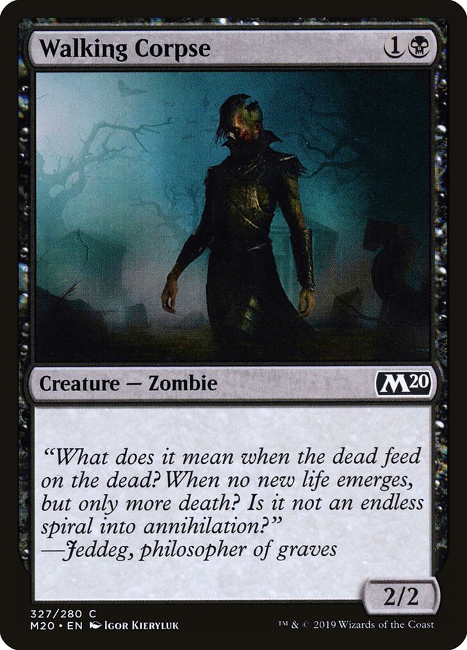 Walking Corpse [Core Set 2020] | Eastridge Sports Cards & Games