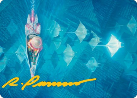 Discover the Impossible Art Card (Gold-Stamped Signature) [Kamigawa: Neon Dynasty Art Series] | Eastridge Sports Cards & Games