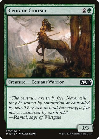 Centaur Courser [Core Set 2019] | Eastridge Sports Cards & Games