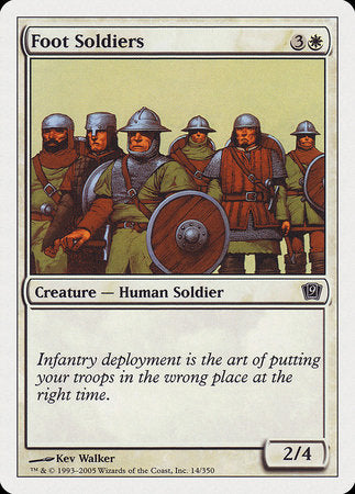 Foot Soldiers [Ninth Edition] | Eastridge Sports Cards & Games