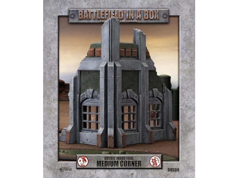 BATTLEFIELD IN A BOX: Gothic Industrial Medium Corner | Eastridge Sports Cards & Games