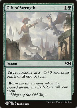 Gift of Strength [Ravnica Allegiance] | Eastridge Sports Cards & Games