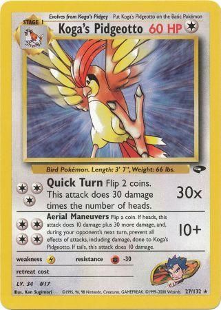Koga's Pidgeotto (27/132) [Gym Challenge Unlimited] | Eastridge Sports Cards & Games