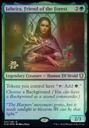 Jaheira, Friend of the Forest [Commander Legends: Battle for Baldur's Gate Prerelease Promos] | Eastridge Sports Cards & Games