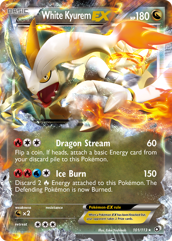 White Kyurem EX (101/113) [Black & White: Legendary Treasures] | Eastridge Sports Cards & Games