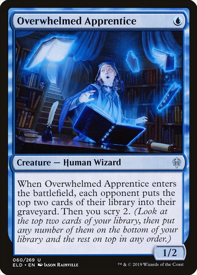 Overwhelmed Apprentice [Throne of Eldraine] | Eastridge Sports Cards & Games