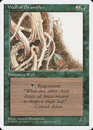 Wall of Brambles [Fourth Edition] | Eastridge Sports Cards & Games
