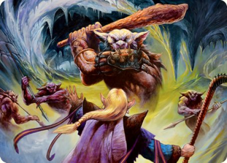 Den of the Bugbear (Dungeon Module) Art Card [Dungeons & Dragons: Adventures in the Forgotten Realms Art Series] | Eastridge Sports Cards & Games