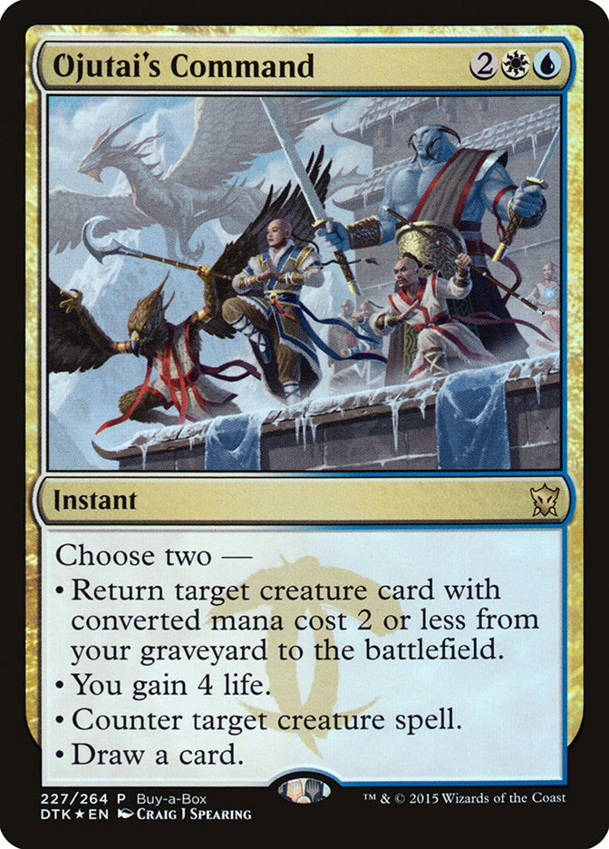 Ojutai's Command (Buy-A-Box) [Dragons of Tarkir Promos] | Eastridge Sports Cards & Games