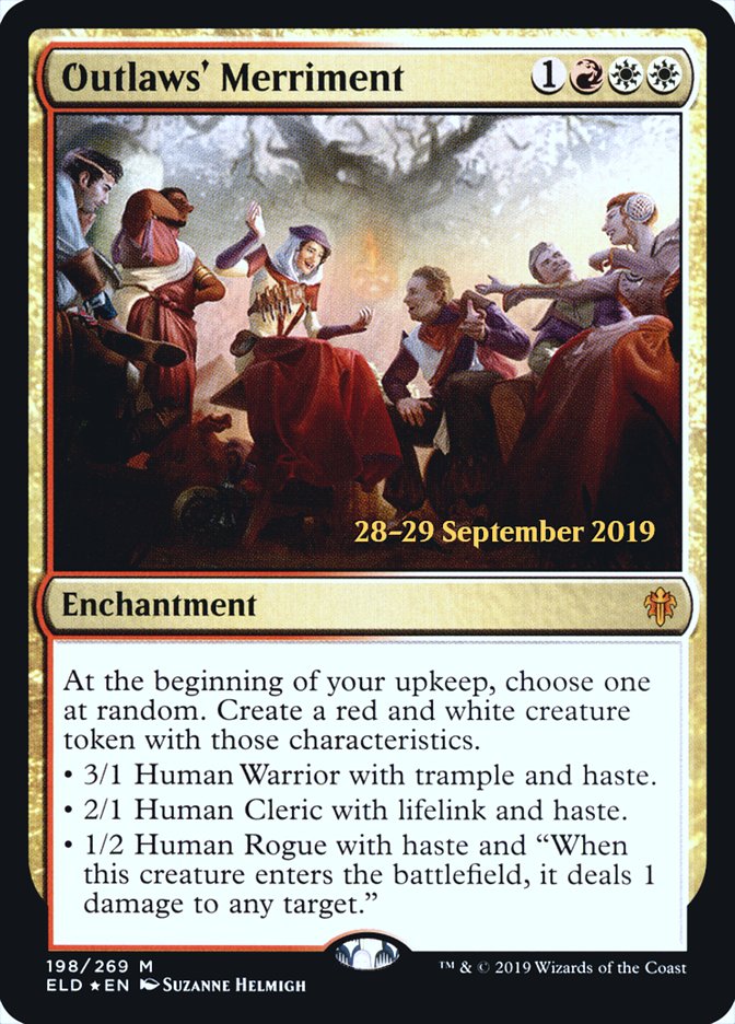 Outlaws' Merriment  [Throne of Eldraine Prerelease Promos] | Eastridge Sports Cards & Games