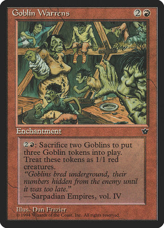 Goblin Warrens [Fallen Empires] | Eastridge Sports Cards & Games